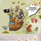 Wandtattoo Loft Fensterbild Kinderzimmer Junge Piraten Motiv – A4 Bogen Wiedervendbar – Fensterdeko Kinderzimmer, Piratenschiff, Deko Set Piraten, Deko Kinderzimmer Jungen, Fensteraufkleber