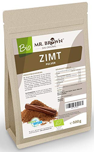 Bio Zimt Pulver | Bio Qualität |Gewürz | Wiederverschließbarer Beutel … (500 g)