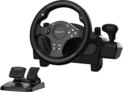 NBCP Xbox Steering Wheel and Pedals, 270° Gaming Racing Wheel, Vibration Feedback, Steering Wheel for PS4, PC, XBOX ONE, XBOX 360, PS3, Xbox Series X/S, Android