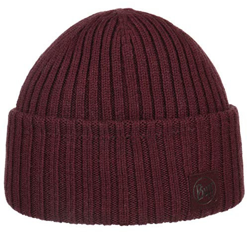 Buff Unisex-Adult 124243.340.10.00 Merino Wool Fisherman HAT Ervi N Armor, Bordeaux, Einheitsgröße