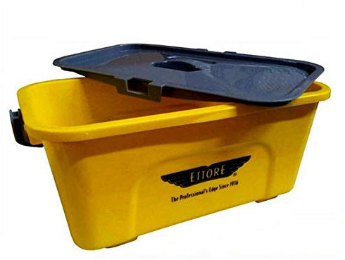 Bayersan Window Cleaning Washing Yellow Compact Bucket (With Lid)