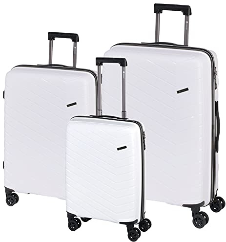CHECK.IN Trolley-Set Orlando, 3-teilig, Farbe:weiß