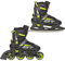 RAVEN Profession 2in1 Schlittschuhe Inlineskates Inliner für Kinder und Erwachsene verstellbar (Black/Lime, 38-42 (25cm-27,5cm))
