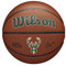 Wilson Basketball TEAM ALLIANCE, MILWAUKEE BUCKS, Indoor/Outdoor, Mischleder, Größe: 7