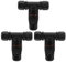 Jeanoko 3Pcs IP68 Waterproof Connector 3 Way Electrical Connector Screw Locking Wire Connector T Shape Junction Box for Outdoor Street Garden LED Lights