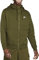 Nike Herren Nsw Club Jacke, Rough Green/Rough Green/White, XXL EU