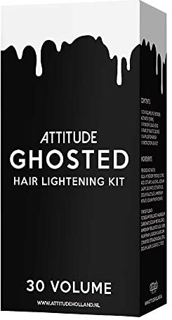 Attitude Ghosted Hair Lightening Kit - Haarfärbemittel Bleeching-Kit Ghosted 30 Volume (9%) - Weiß