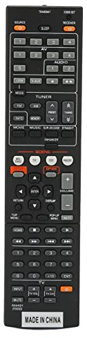 VBESTLIFE RAV491 Fernbedienung, AV-Receiver-Fernbedienung Ersatz für YHT-399U HTR-5063 RX-V467 RX-V367 RX-V371