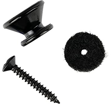 ORTEGA GUITARS Strap Pins schwarz - 2 Stück (OSTP2-BK)