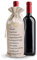 Retirement Gifts for Men, Women - Elegant Wine Bottle Gift Bags - Natural Cotton Bags for Retirement Wine Gifts - Funny Drawstring Bags for Retirement Gifts for Teachers, Employees, Colleagues