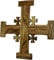 Holy Land Market Jerusalem-Kreuz aus Olivenholz, 22,9 cm, großes Kreuzritter-Kreuz aus dem Heiligen Land