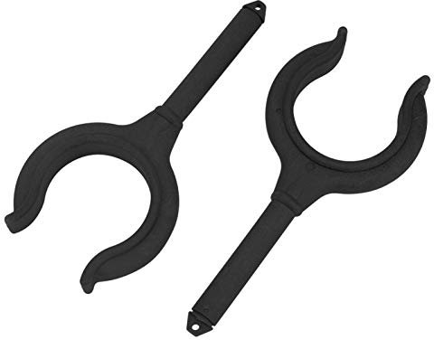 VGEBY Lot de 2 Verrous de Rame de Bateau, Verrous de Rame de Bateau en Plastique Robuste Légers pour Accessoires de Bateau de Kayak(Le Noir)