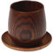Vrttlkkfe Japanese Style Wooden Cup Belly Cup Favour Solid Wood Retro Insulated Tea Cup Set Drinking Mug 150 ml