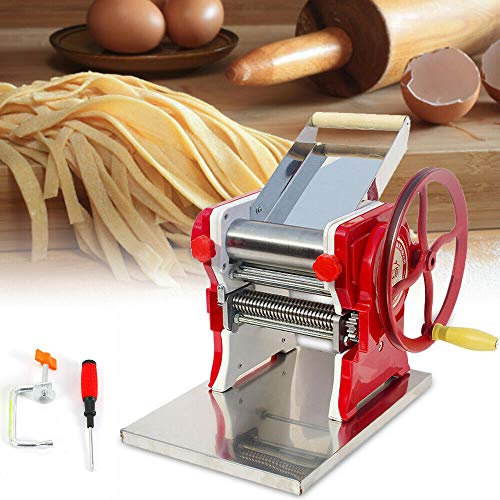 Nudelmaschine aus Edelstahl Pastamaker Pastamaschine Nudel Teig Pasta Maschine 0,5-5 mm