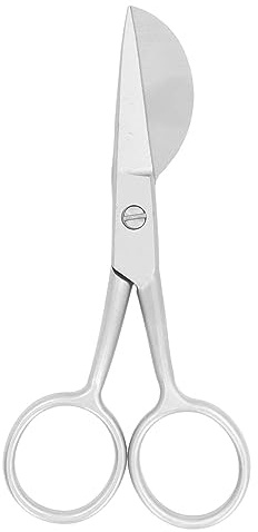 Cisailles à Moquette à Touffeter, Ciseaux de Découpe Portables en Acier Inoxydable, Mini Outils de Coupe Précise pour Travaux de Tapisserie (Argent)