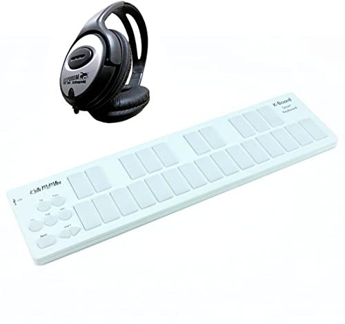 Keith McMillen K-716C-S K-Board MIDI-Controller Snow + keepdrum Kopfhörer