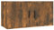 vidaXL TV Wandschrank Hängeschrank Fernsehschrank Lowboard Fernsehtisch TV Möbel Schrank HiFi-Schrank Hängend Wohnzimmer Räuchereiche 80x34,5x40cm