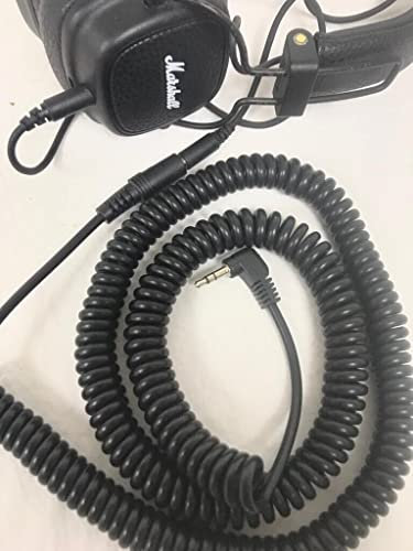Headphone Coiled Cable Extension kit ideal for Marshall Major Headphones