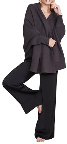 Barefoot Dreams® CozyChic® Blanket Wrap, Carbon, One Size