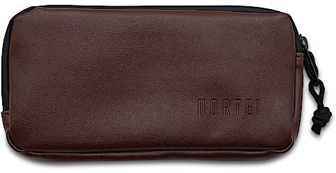 NORTEI Custodia per Cellulare in Pelle PU Impermeabile - Portafoglio Mobile per Bicicletta con 5 Tasche Interne - 185 x 90 mm - Smartphone Fino a 6,8 - Tracker Case PU Leather