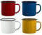 Kichvoe 4 Piezas Tazas De Té De Fogata Esmaltadas - Hojalata, Metal, Cilindro - Vasos De Campamento Para Viaje Familiar