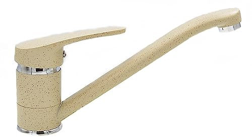 Faizee Möbel Armatur klein Einhebelmischer Wasserhahn für Küchen (Beige)
