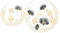 XUEMANSHOP Metall Wand Deko 110 x 70 CM, 3D Ginkgo Leaf Wanddeko Metall Luxus Wanddekoration Baumblätter für Wohnzimmer Wand Haus Esszimmer Bar Büro