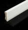 FN-631 Sockelleiste Weiß Starkfolie mit Holzkern 16x58x2500mm mit Clipsfräsung