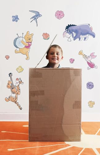 Disney Wandtattoo - Winnie the Pooh Rock-a-bye - Größe 50 x 70 cm, 2 Bogen - Kinderzimmer, Wandsticker, Wandaufkleber