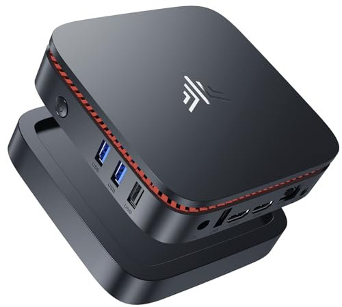 NiPoGi Mini PC 12th Gen Intel Alder Lake-N100 Processor (up to 3.40GHz) Mini Computer 16GB RAM+512GB M.2 SSD Business Mini PC Windows 11 Pro Dual HDMI/WiFi 5/BT5.2/4C/4T/Mini Desktop PC