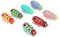 Yosoo Health Gear Interaktives Katzenspielzeug, 7 Stück, Marienkäferform, Elektrisches Lustiges Spielzeug, Mini-elektrischer Marienkäfer, Katzenspielspielzeug für Katzen, Kätzchen, Training,
