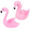 4 Pièces Bonsaï Miniature Artisanat Décorations De Gâteaux Flamants Roses Mini Figurines Flamant Rose Hauts De Forme De Gâteau Hawaïen Flamant Rose Miniature De Bébé Statue Cuire