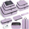 Prezon Packing Cubes for Suitcase 10 Set, Leichtgewichtige Gepäck Packing Organizer Packing Cubes für Reisezubehör