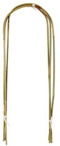 3PCs/ 6Pcs H90cm U-Shaped Bamboo Cane Plant Supports BAMBOO HOOPS Plants Live Bamboo U Trellis Support (6 Pcs)