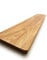 Fensterbank Eiche massiv mit abgerundeten Ecken, Stärke 4cm, geölte Treppenstufe, abgerundete Ecken, Holzpaneel, Eichenbrett (Eiche 120x20cm)