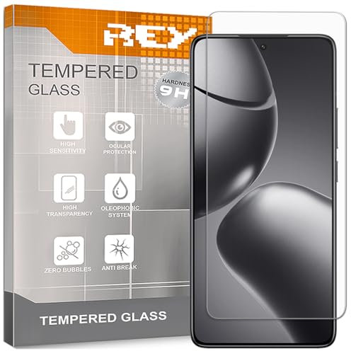 REY Protector de Pantalla para XIAOMI 14T - 14T Pro, Cristal Vidrio Templado Premium