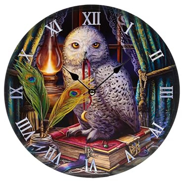 Lisa Parker Guardian of Spells Owl Picture Clock