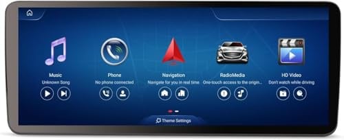 12,3 Qualcomm Android 15 8-Core 8GB RAM+128GB ROM Autoradio Bluetooth per Mercedes Classe A/GLA/CLA W176 X156 C117 NTG 4.5/4.7 Supporta GPS Navigatore IPS OEM Wirelss CarPlay Android Auto WiFi DAB+