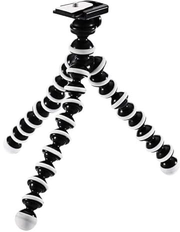 REFLEX CAMERA Mini Gorillapod Stand – Treppiede flessibile regolabile per telefono e fotocamera, treppiede portatile leggero per vlogging, viaggi, fotografia e registrazione video