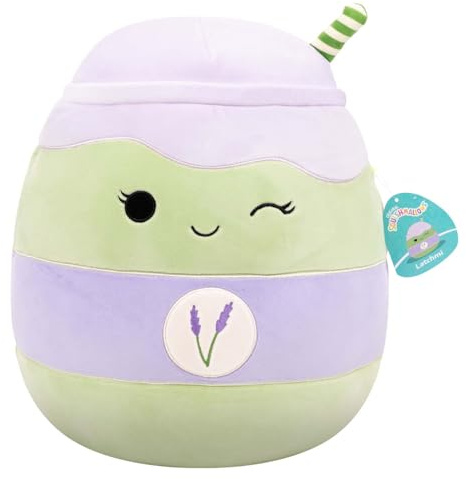 Squishmallows Original 16-Inch Latchmi the Lavender Matcha Latte | Collectable Cute Plush Toy, Cuddly Toys for Children, Soft Toys, Cute Teddies Suitable for Girls and Boys Ages 3