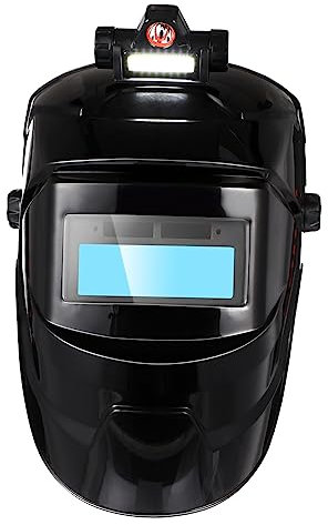 Ipetboom Protective Mask Welding Helmet Headlamp Solar Powered for Arc Welding Convenient Welder Mask Hood Protective Shields