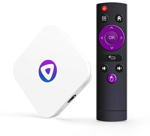 CHROX 2025 Android TV Box 13.0, H96 Max M1 Android Box RK3528 CPU Quad-Core TV Supporto TV Supporto 2.4/5G Bluetooth Ethernet Dual WiFi 4.0 H.265 Smart Box,4gb+32gb