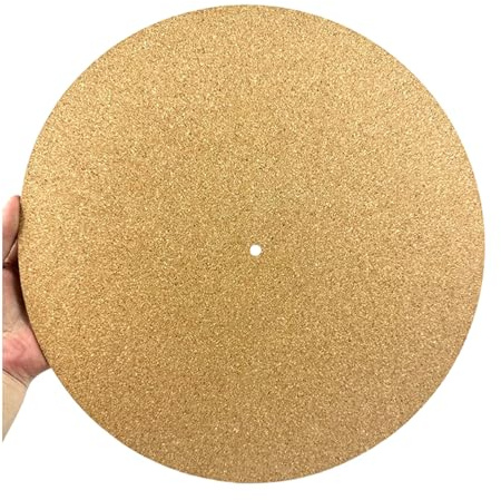 12 Record Pad Morbido Sughero Mat Giradischi Pad Resistente 297mm Sound Controller Accessori Fonografo Morbido Sughero Disco Piatto