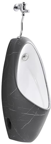 Orinatoio da parete in ceramica per uomo, interruttore a pressione manuale, ideale per bagni commerciali e aree ad alto traffico