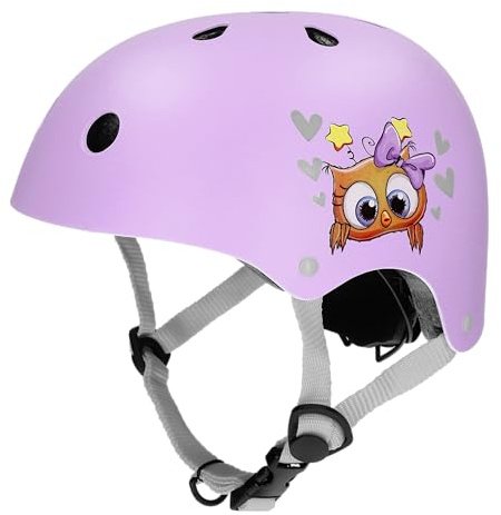 Bergen Kinder Fahrradhelm NINO XS/S 46-55 cm, von 3 bis 10 Jahren, Leichter Kinderhelm mit Verstellbarer Größe, gut belüftet, sicher & bequem, für Fahrrad, Scooter & Roller, für Jungen und Mädchen