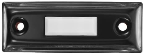 GALPADA Bouton-poussoir Métallique Vintage Filaire Éclairage Led, Interrupteur Mural Robuste pour Porte de Garage et Porte D’habitation, Bouton de Sonnette Rétro en Métal pour Usage