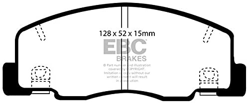 EBC Brakes DP1204 Blackstuff Bremsbeläge
