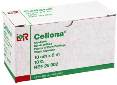 CELLONA Gipsbinden 10 cmx2 m 2X5 St