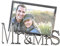 Moderner Bilderrahmen Fotorahmen MR & MRS aus Metall 15,5x21cm für Bilder im Format 10x15cm