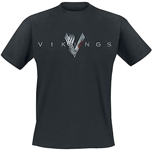 Vikings Welcome to Valhalla T-Shirt schwarz S 100% Baumwolle Fan-Merch, TV-Serien